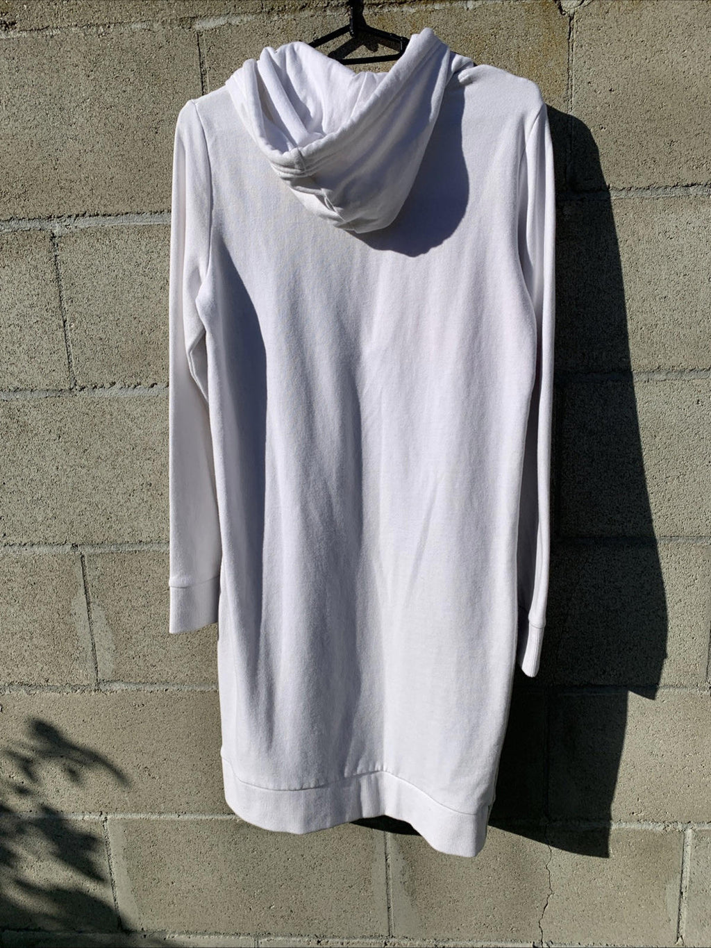 VTG Tommy Hilfiger Long Sleeve Sneaker Hooded Sweatshirt Dress Size Xs