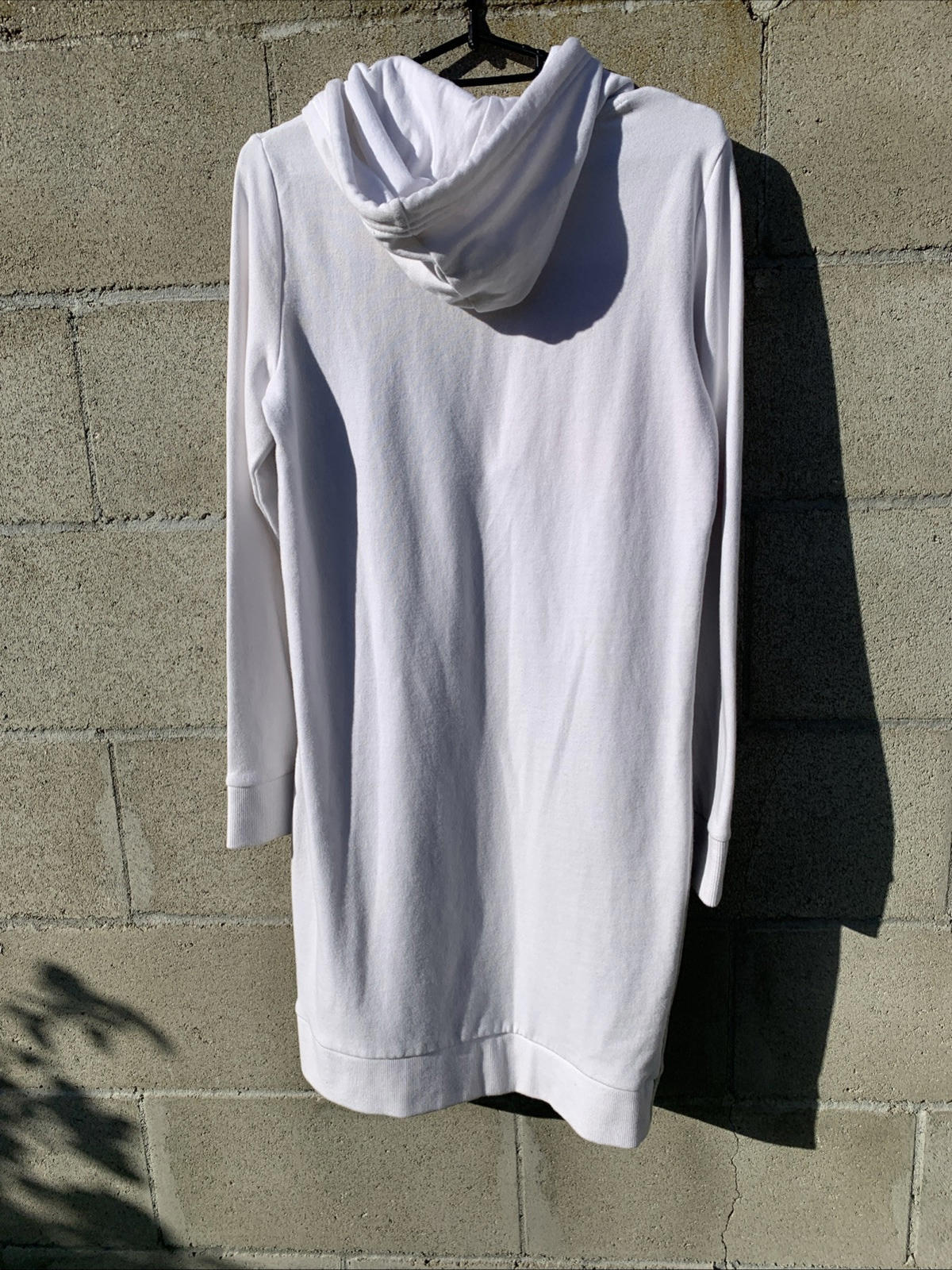 VTG Tommy Hilfiger Long Sleeve Sneaker Hooded Sweatshirt Dress Size Xs