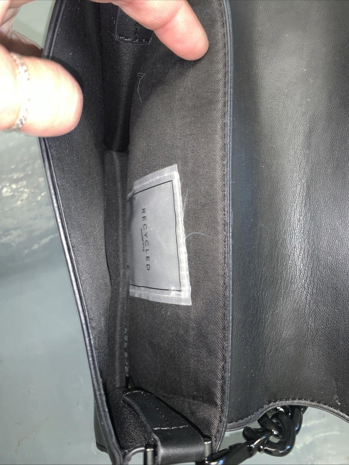 Topshop Cai Faux Leather Shoulder Bag in Black From Nordstrom