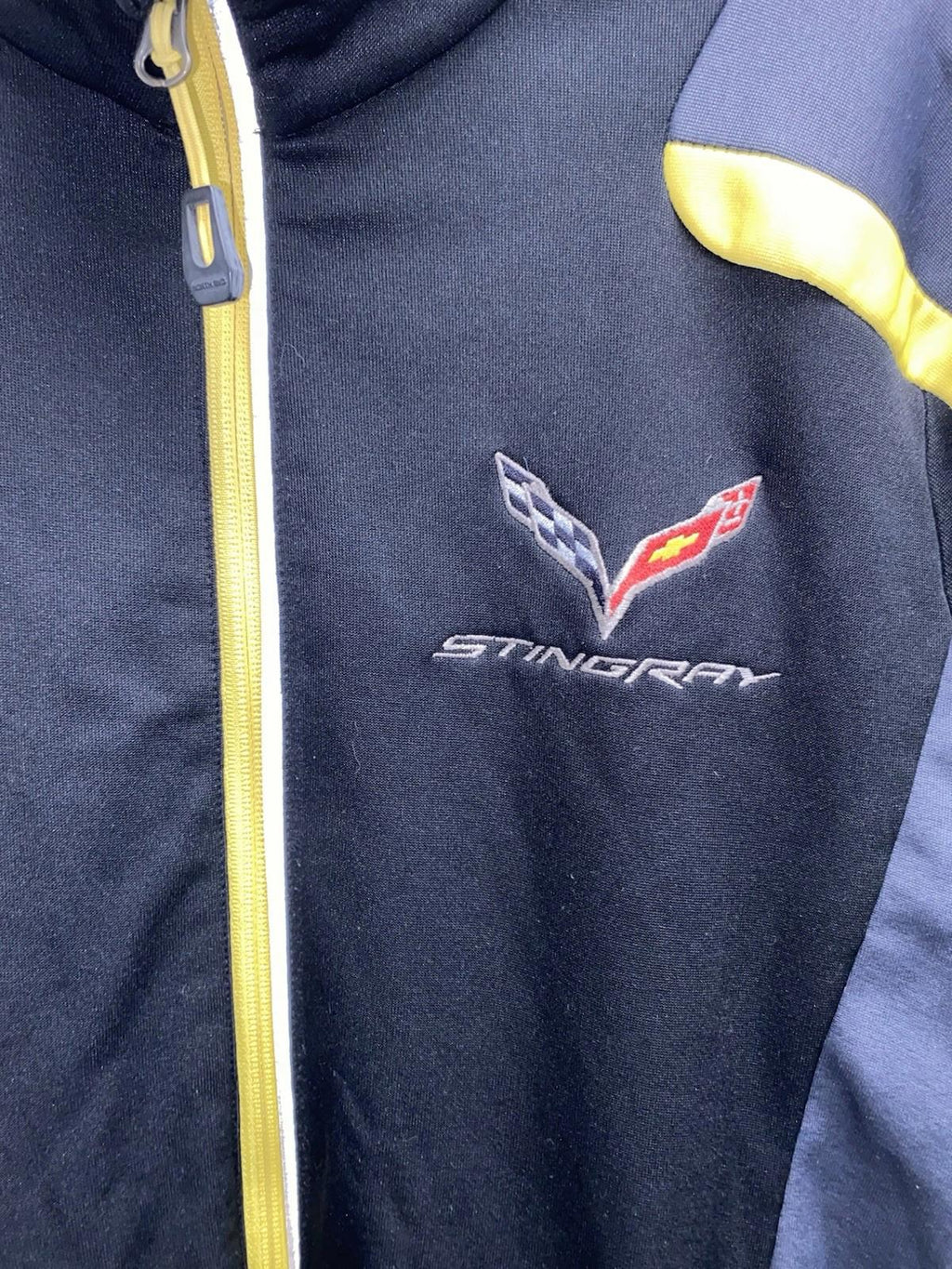 Corvette Stingray North End GM soft shell Zip Up Embroidered Jacket Mens Small