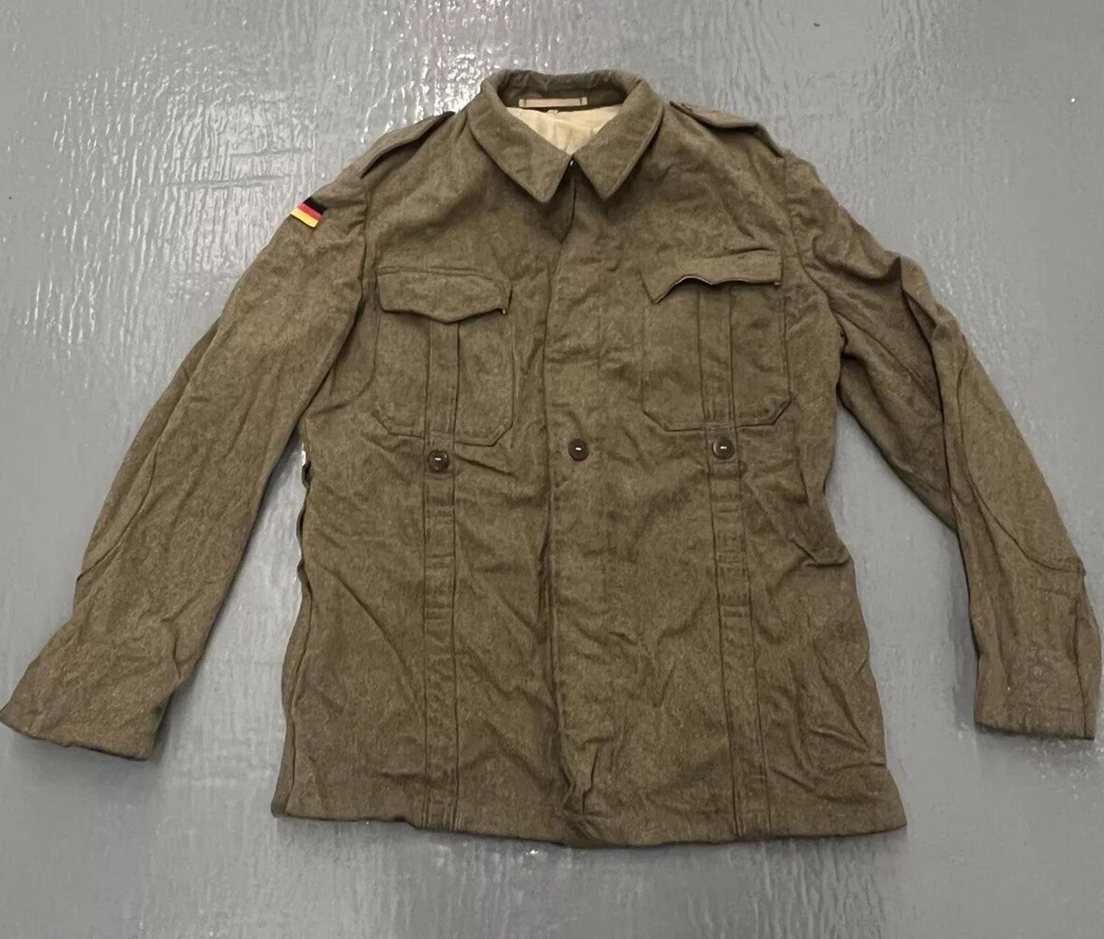 GERMAN MILITARY ISSUED WOOL JACKET COAT SIZE SMALL