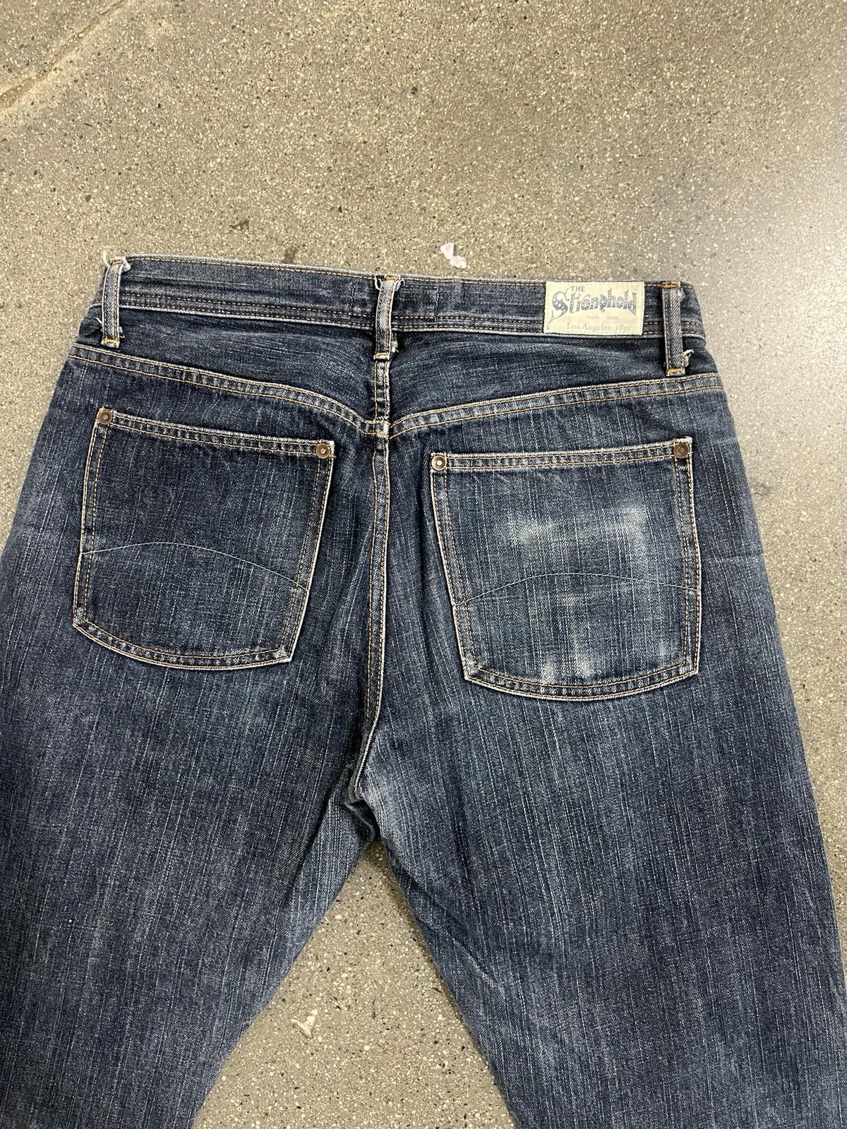 The Stronghold Selvedge Denim Jeans Mens W31 L31 Blue Relax Tapered