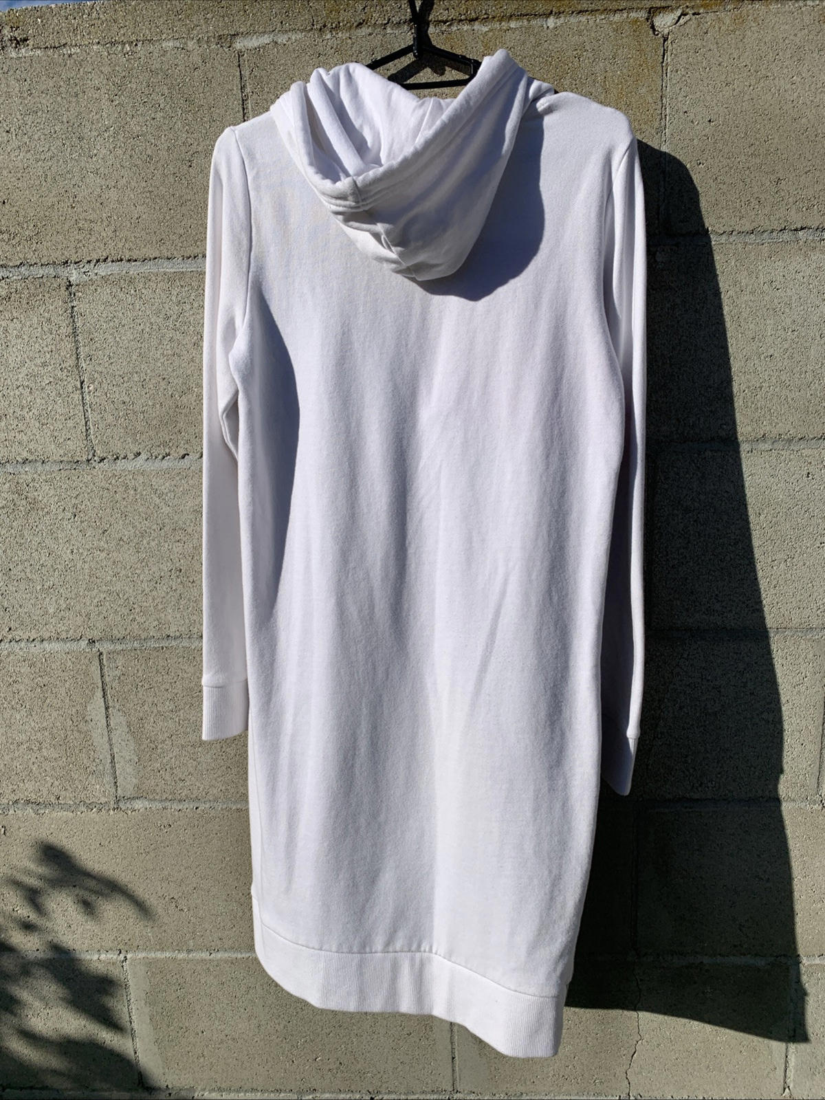 VTG Tommy Hilfiger Long Sleeve Sneaker Hooded Sweatshirt Dress Size Xs
