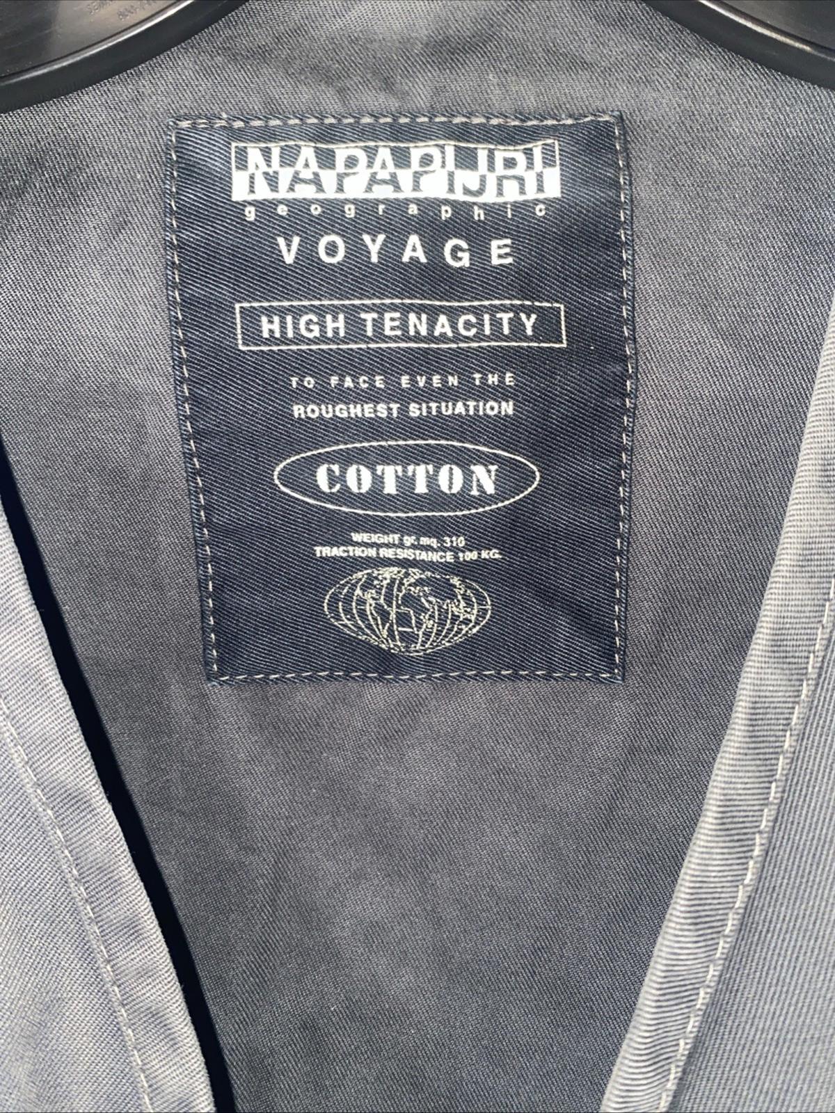 Vintage Napapijri Geographic Voyage High Tenacity utility Vest Size Large