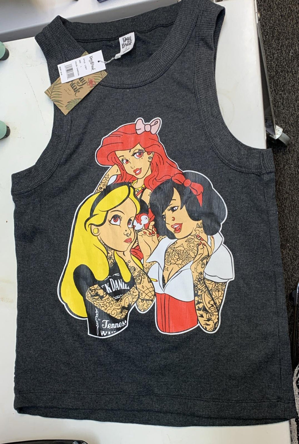 Tattooed Disney Princesses Tank Top