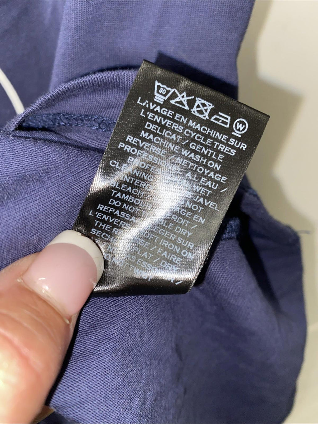 Balmain Paris Womens Blue Logo T Shirt Size Medium