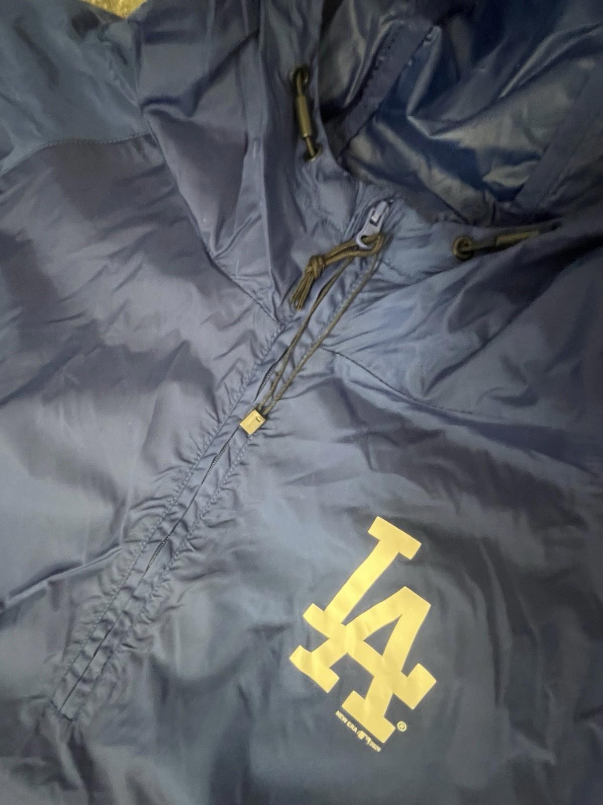 NWOT New Era Windbreaker Jacket LA dodgers Size XXL