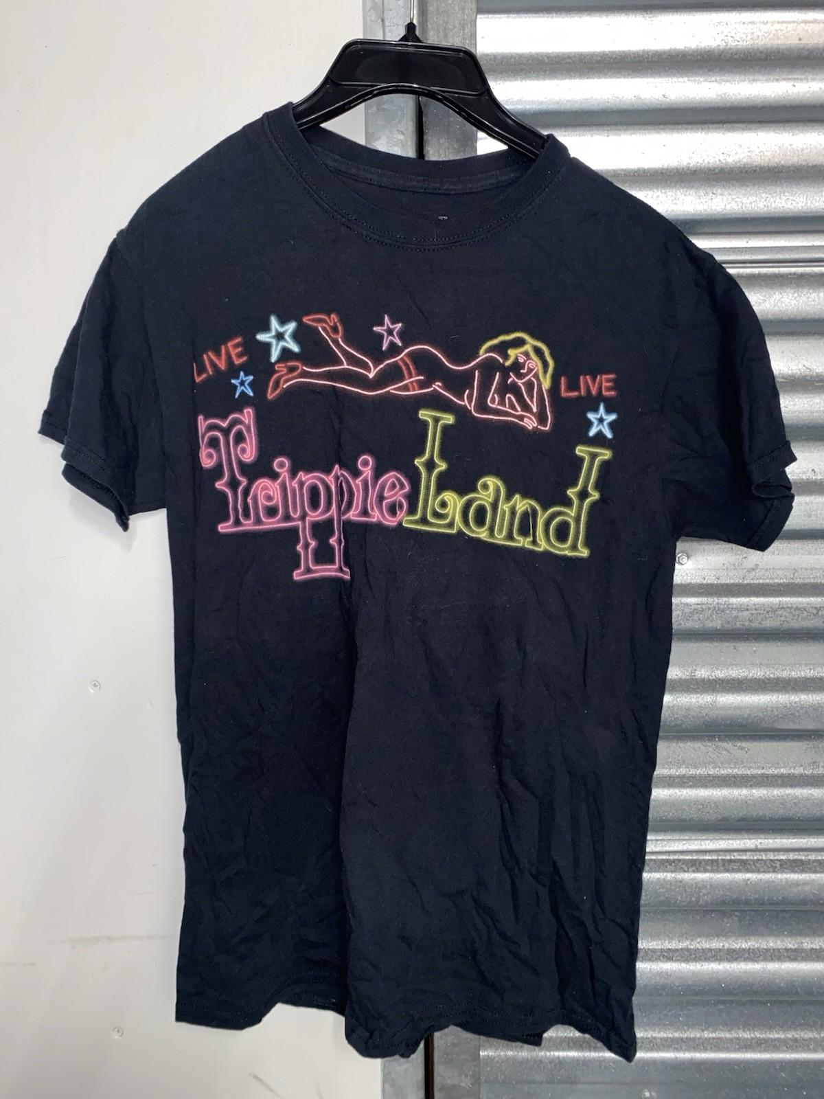 Trippie Redd TRIPPIELAND Neon Girls concert Tour List T Shirt Size Medium