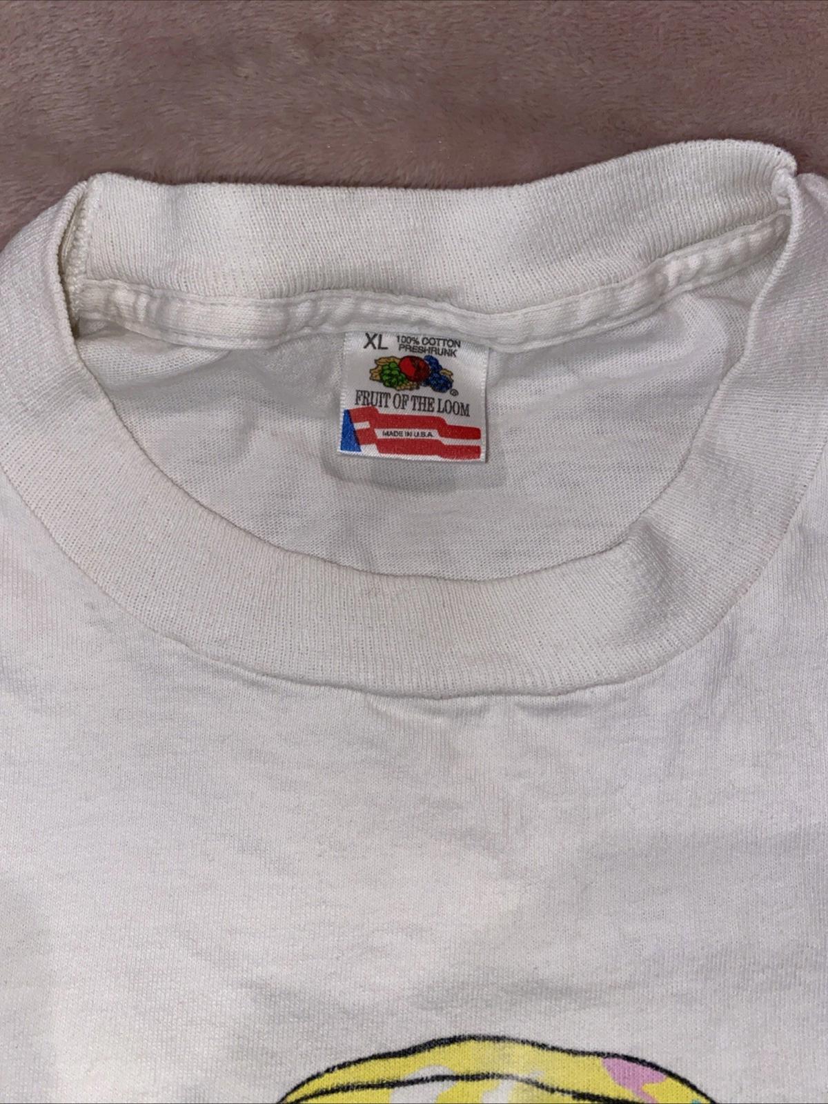 Vintage 1989 Crayola Hallmark Easter Bunny Distressed Cut Up Tank Top T Shirt XL