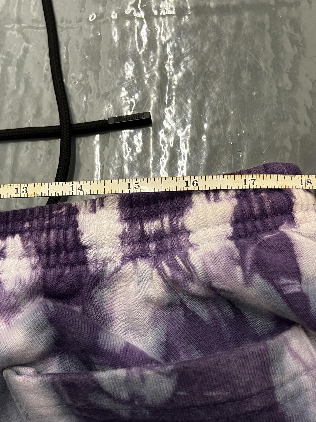Insomniac Sweatpants Mens Size M Purple Tie Dye EDC Heavy Cotton