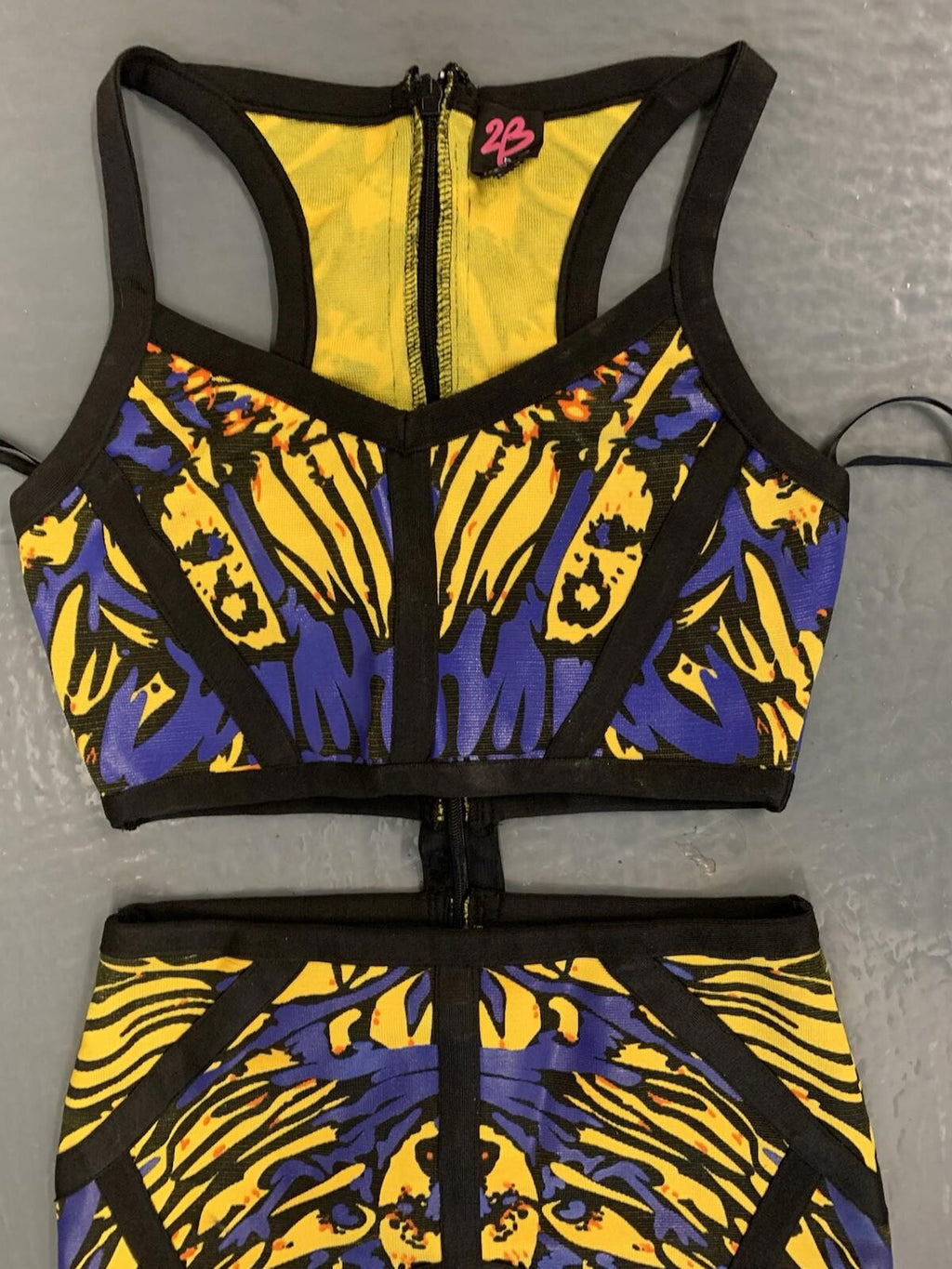 WILD Y2K Style 2B BEBE 2 Piece Mini Dress