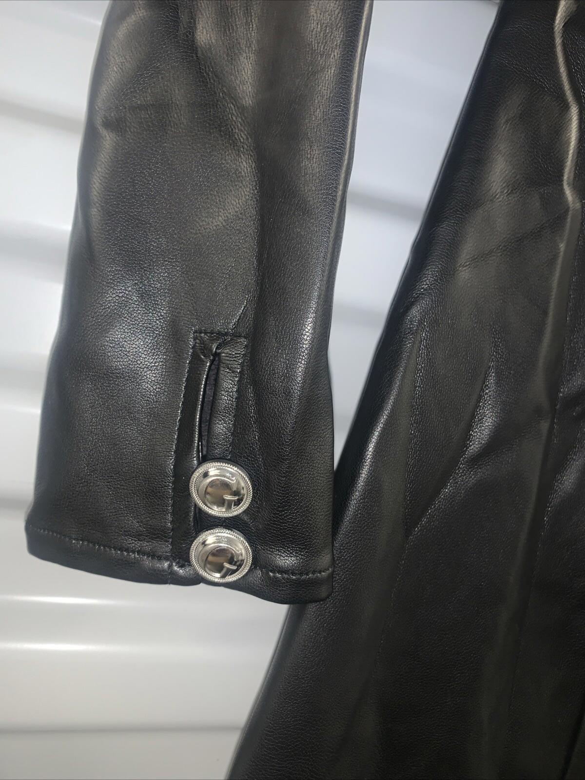 NWT Guess Elena Faux Leather Mini Dress Jet Black XS