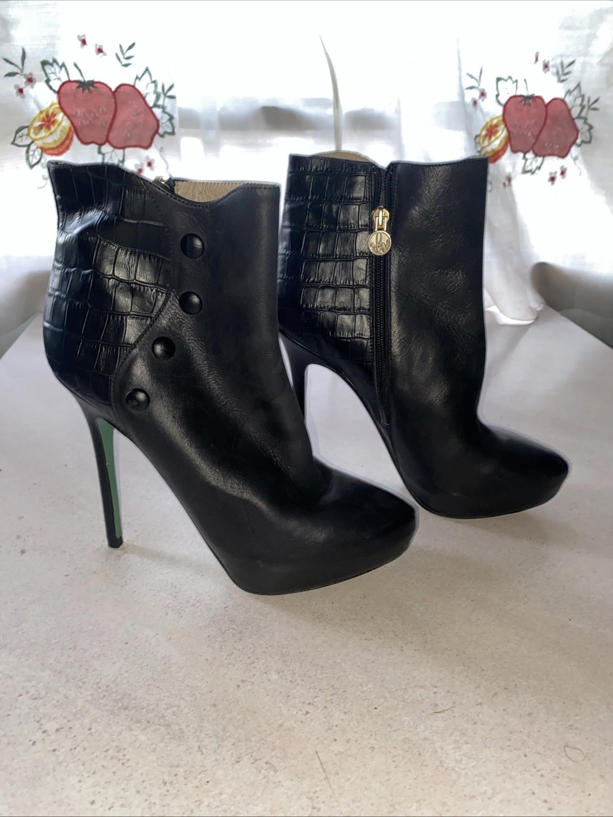 Lisa For Donald J Pliner Chaneli Stiletto Boots Heels 8.5 Womens
