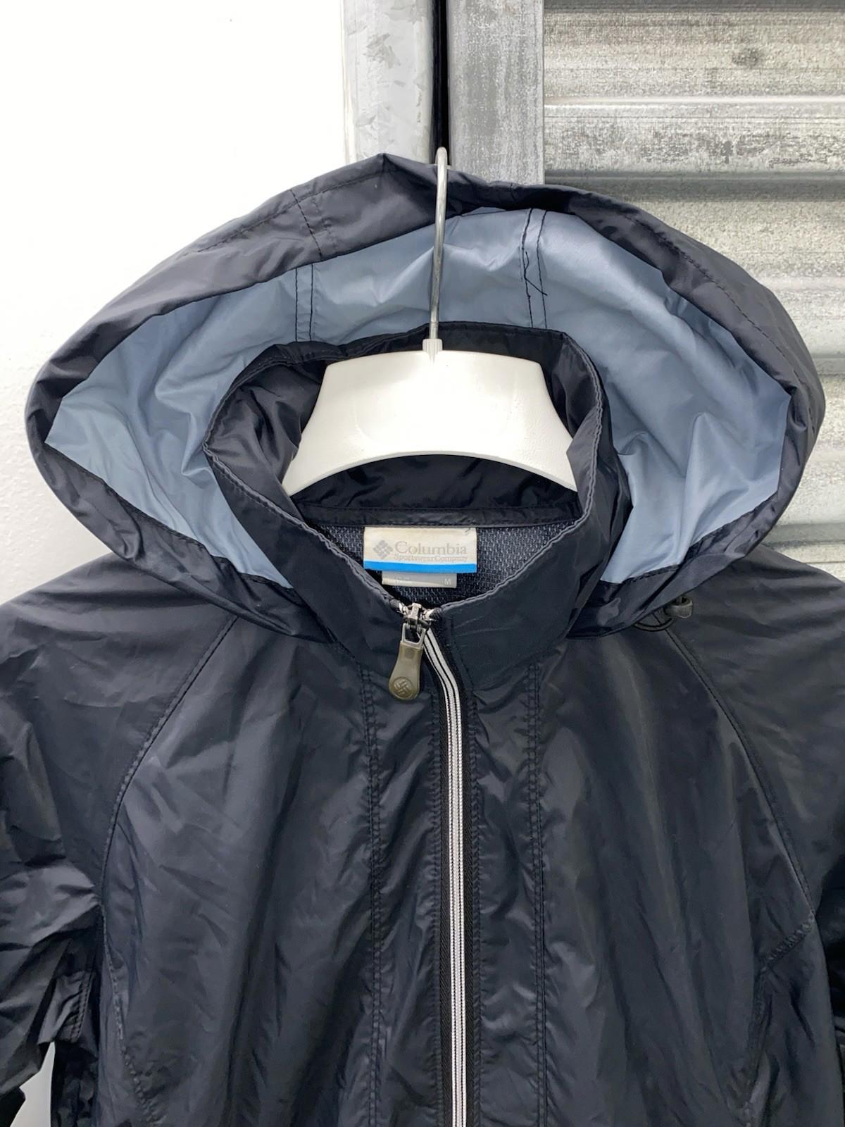 COLUMBIA Black Waterproof Switchback III Jacket with Hood Size Medium M