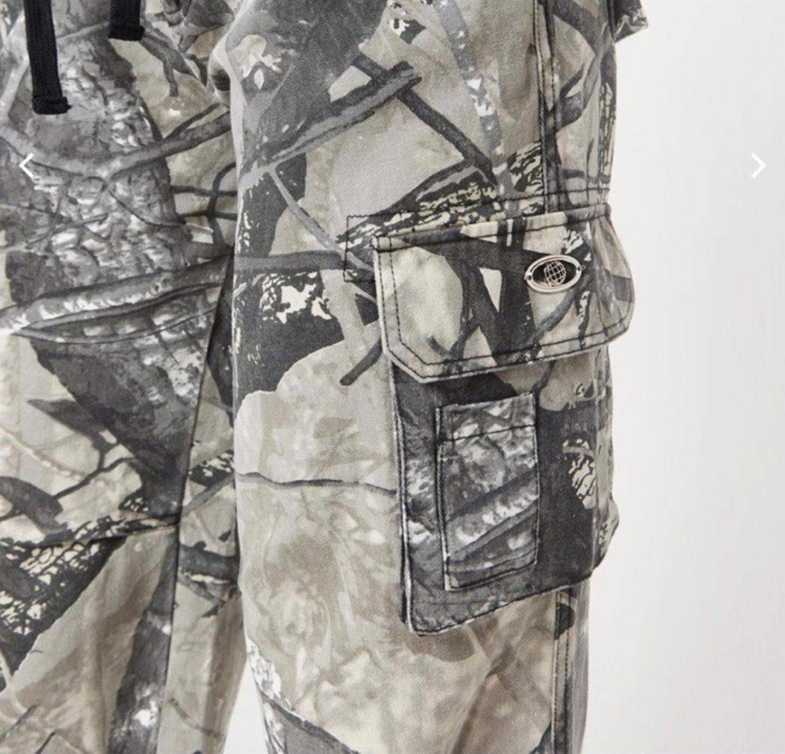 Luxe To Kill Faded Camoflauge Hunting Camo Cargo Pants Streetwear Womens US 0