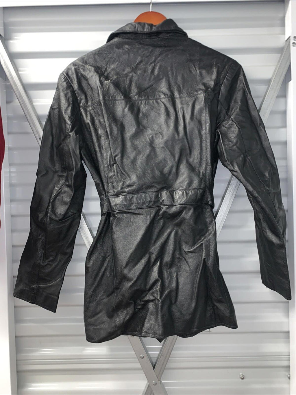 Real Comfort Leather Blazer Style Jacket With Belt