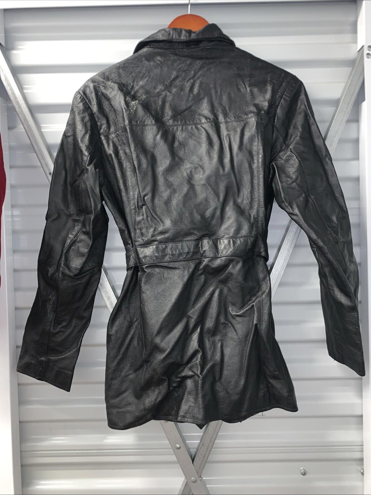 Real Comfort Leather Blazer Style Jacket With Belt
