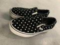 Size 7.5 - VANS Tazie Suede Black polka Dots W