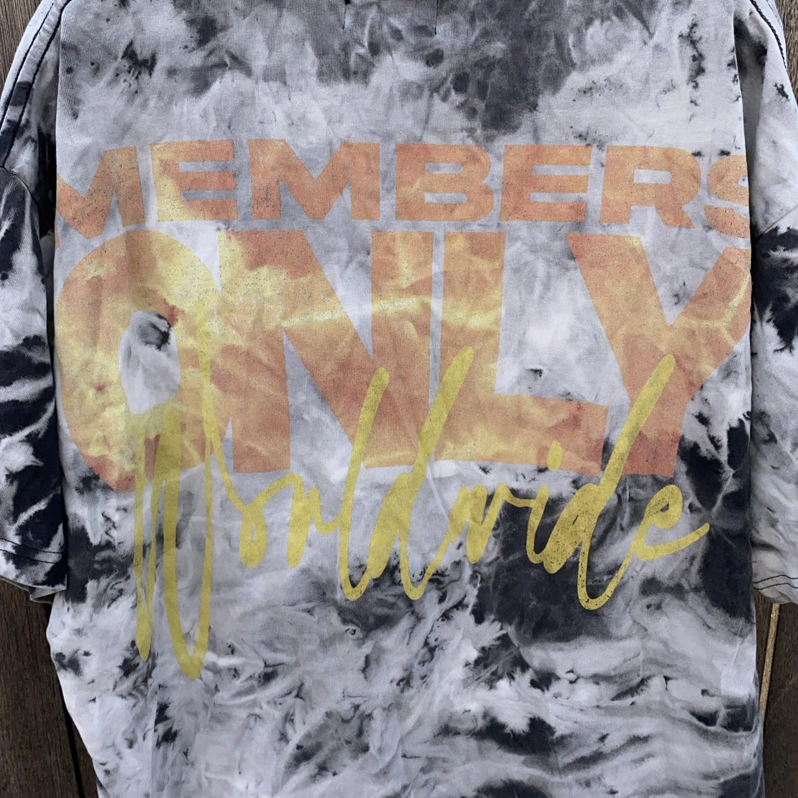 Cap City Members Only Worldwide Exclusive LA Dual Sided Tie Dye Mens T Shirt XXL