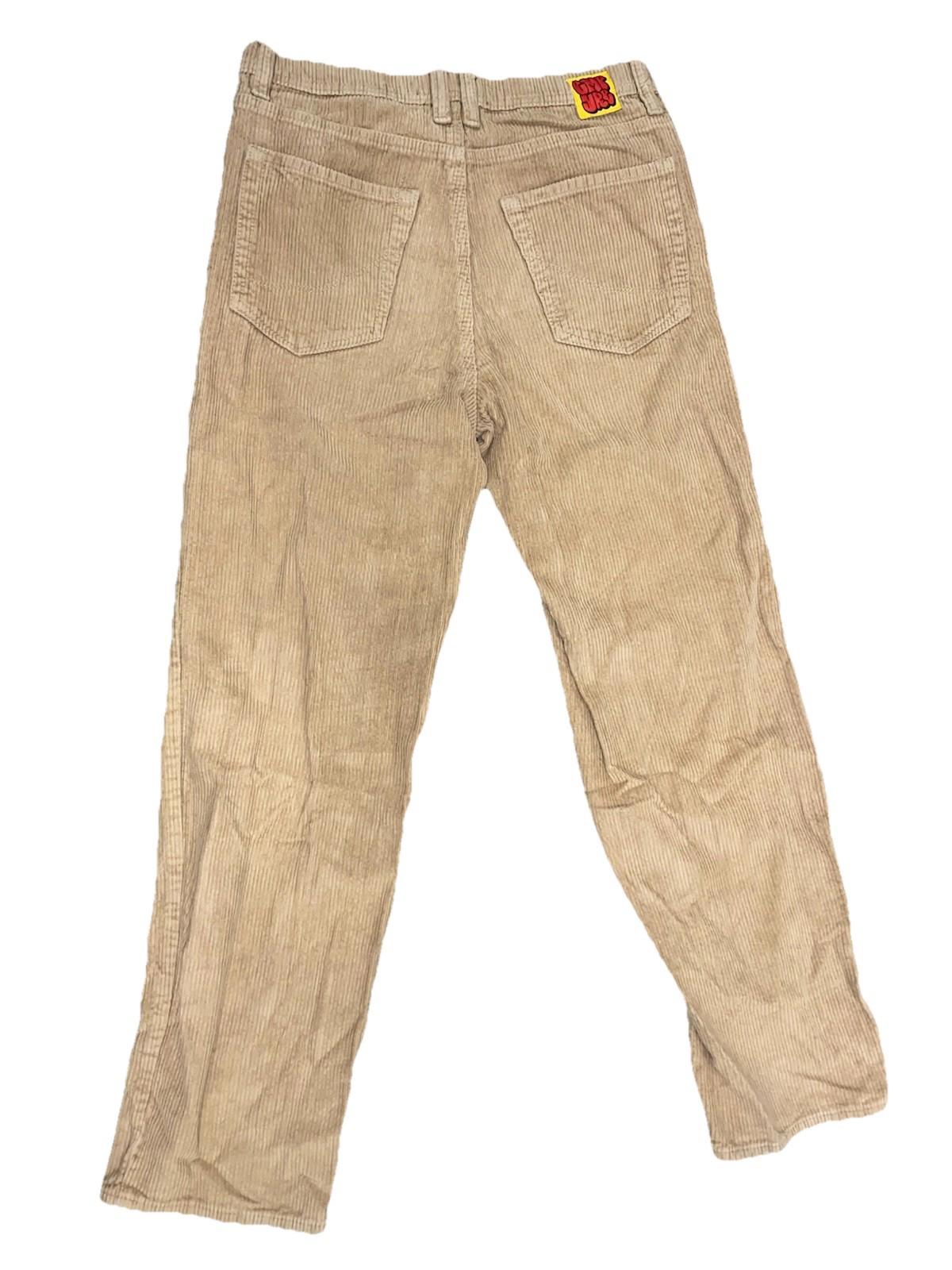 Khaki Beige Corduroy EMPYRE Skateboarding Pants Mens Size 28