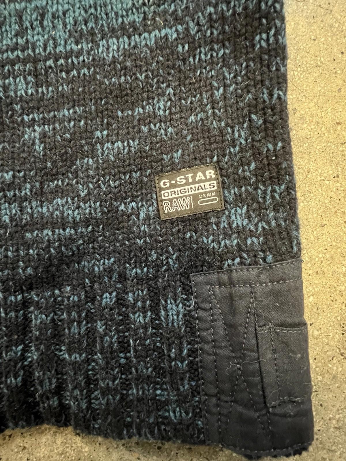G-STAR RAW KNIT CARDIGAN MEN Size XL blue