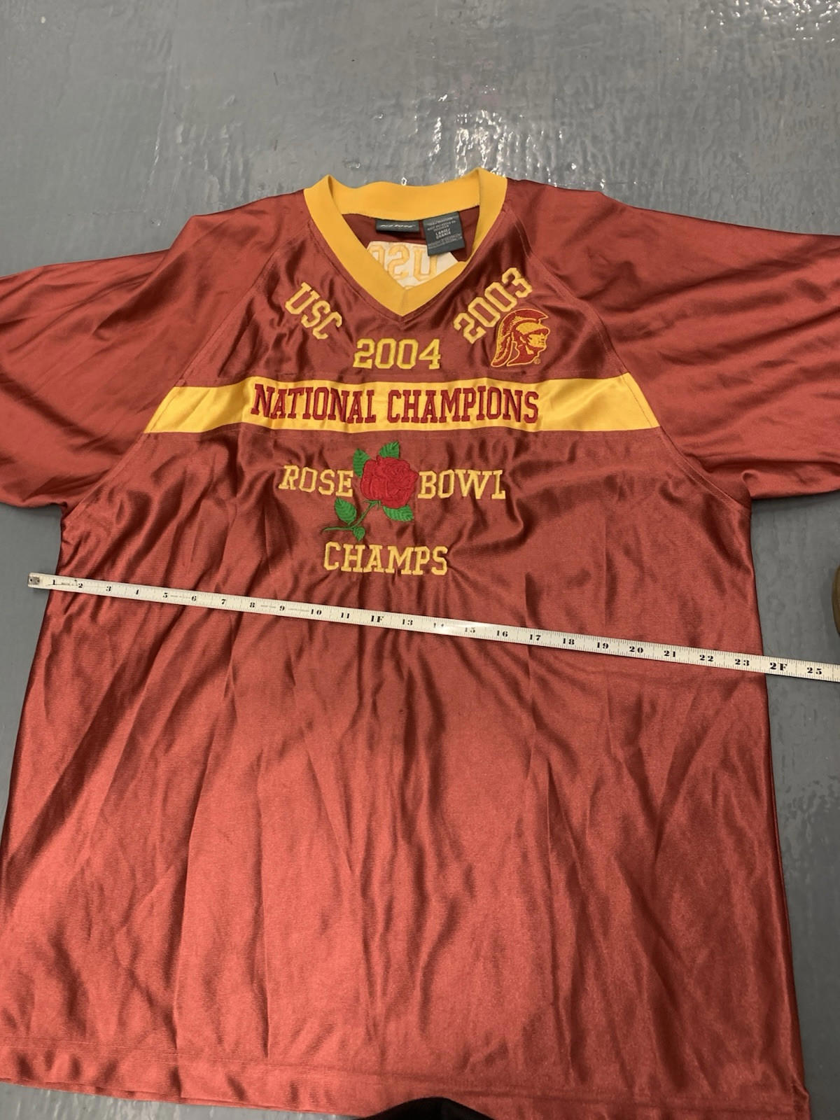 Vintage USC 2003-2004 national Champions Rose Bowl Jersey Size L