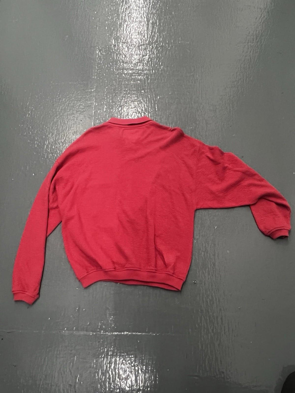 VTG 80s Members Only Button Up Sweater Pink Size Medium