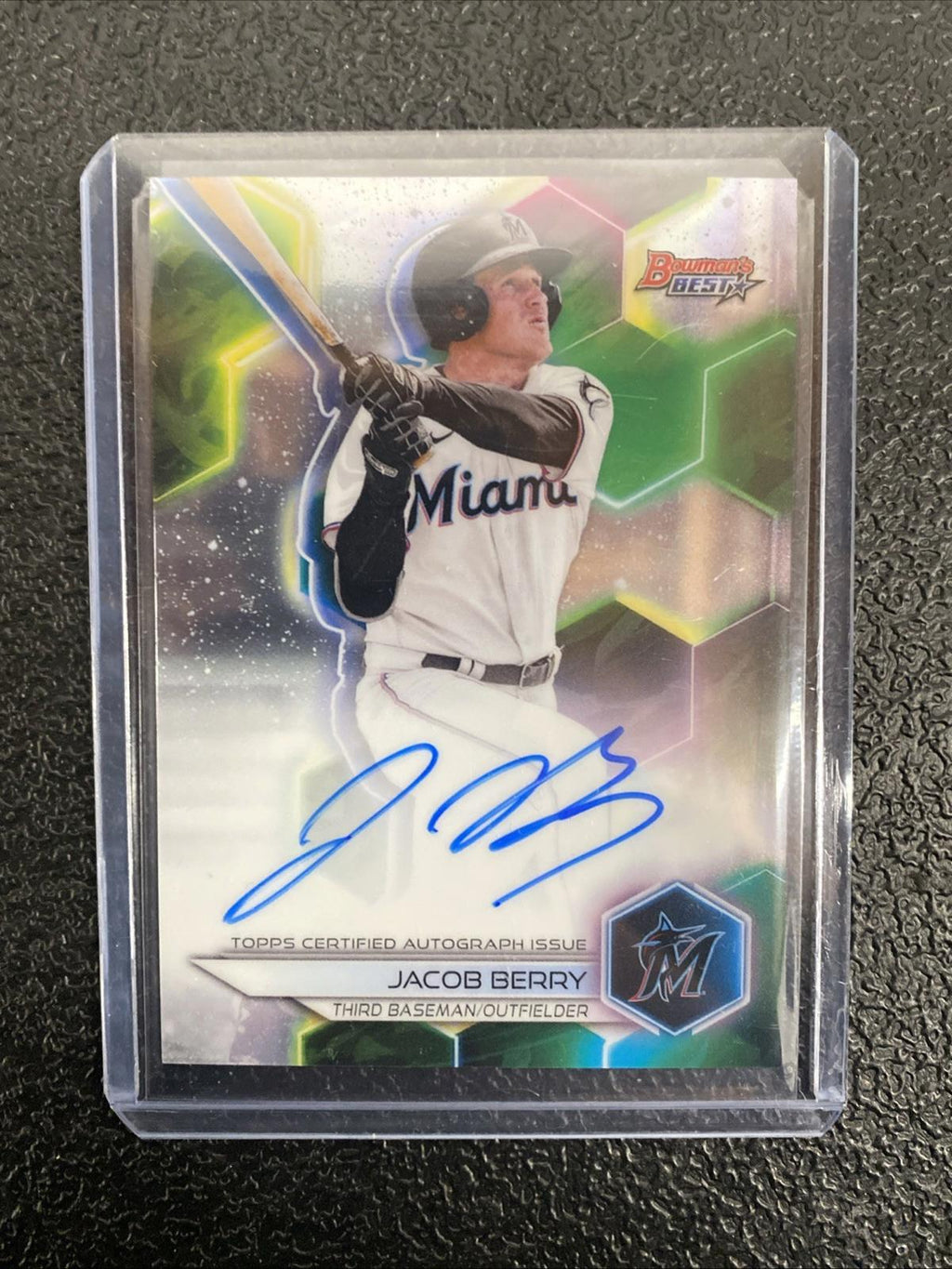 2023 Bowman's Best - Best of 2023 Autographs Jacob Berry #B23-JB Refractor (AU,