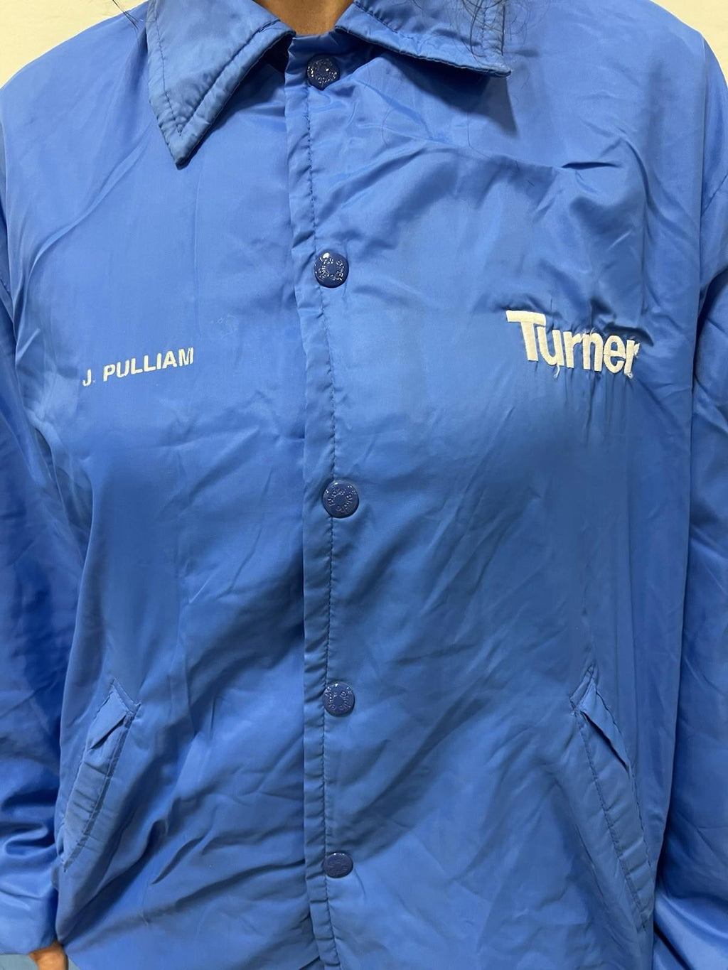 Vintage 1991 Birdie Turner Hospital Outpatient Snap Jacket Side Medium