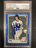 2020 BOWMAN YANKEES #BP-139 ANTHONY VOLPE SIGNED RC ROOKIE PSA/DNA AUTO MLB