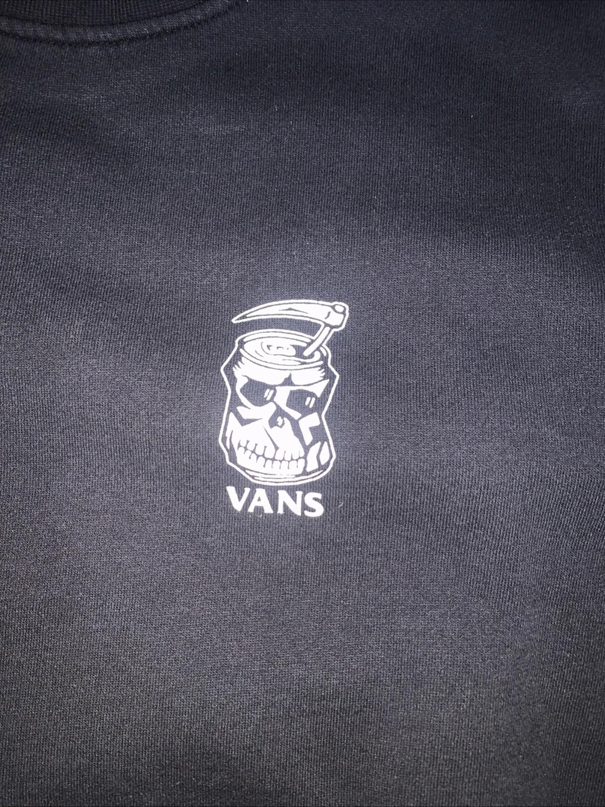 Vans Off The Wall Sk8 Hi Life Skull Beer 8 Ball Sweatshirt Size Small
