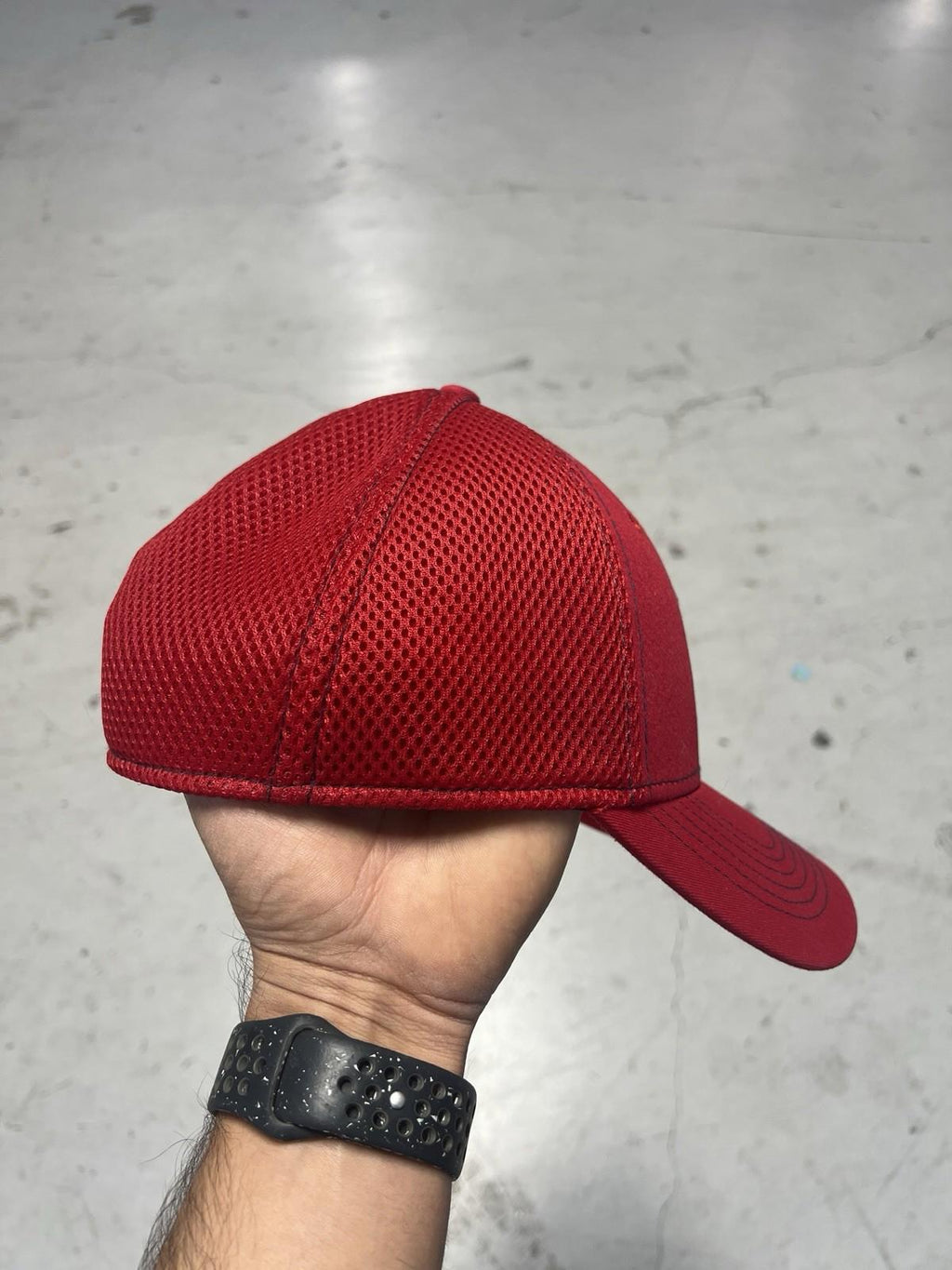 New Era 39Thirty Los Angeles Anaheim Angels Red Black M/L Hat Cap