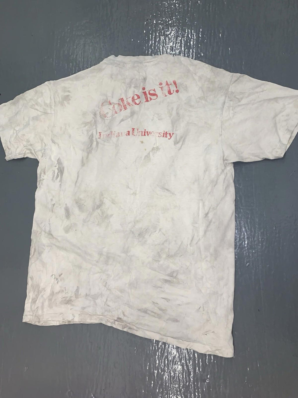 Vintage Greekfest 1986 Coke T Shirt Mike Viola Double Sided Mens XL RARE
