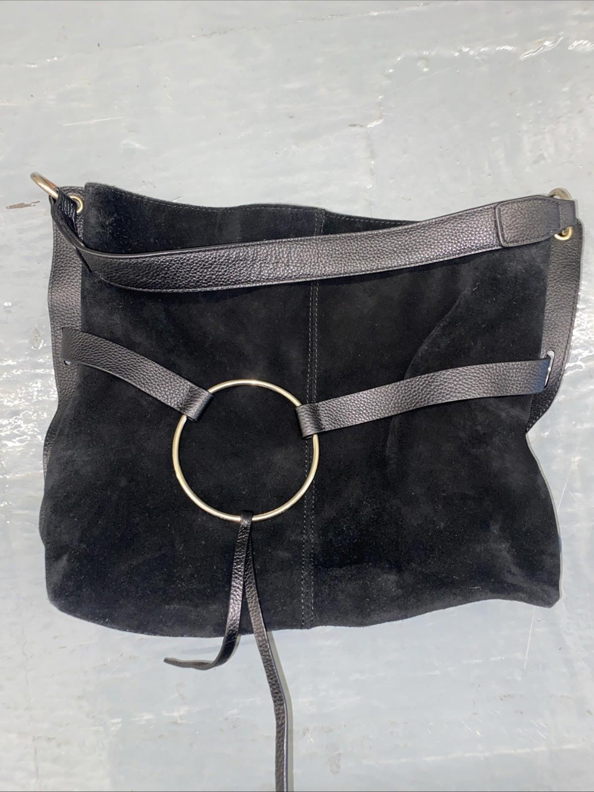 Melrose and Market Leather Shoulder Bag Purse Black
