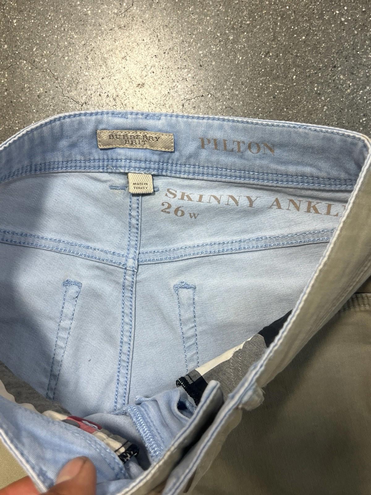 Women’s Burberry Brit Pilton Skinny Ankle Pant size 26 w