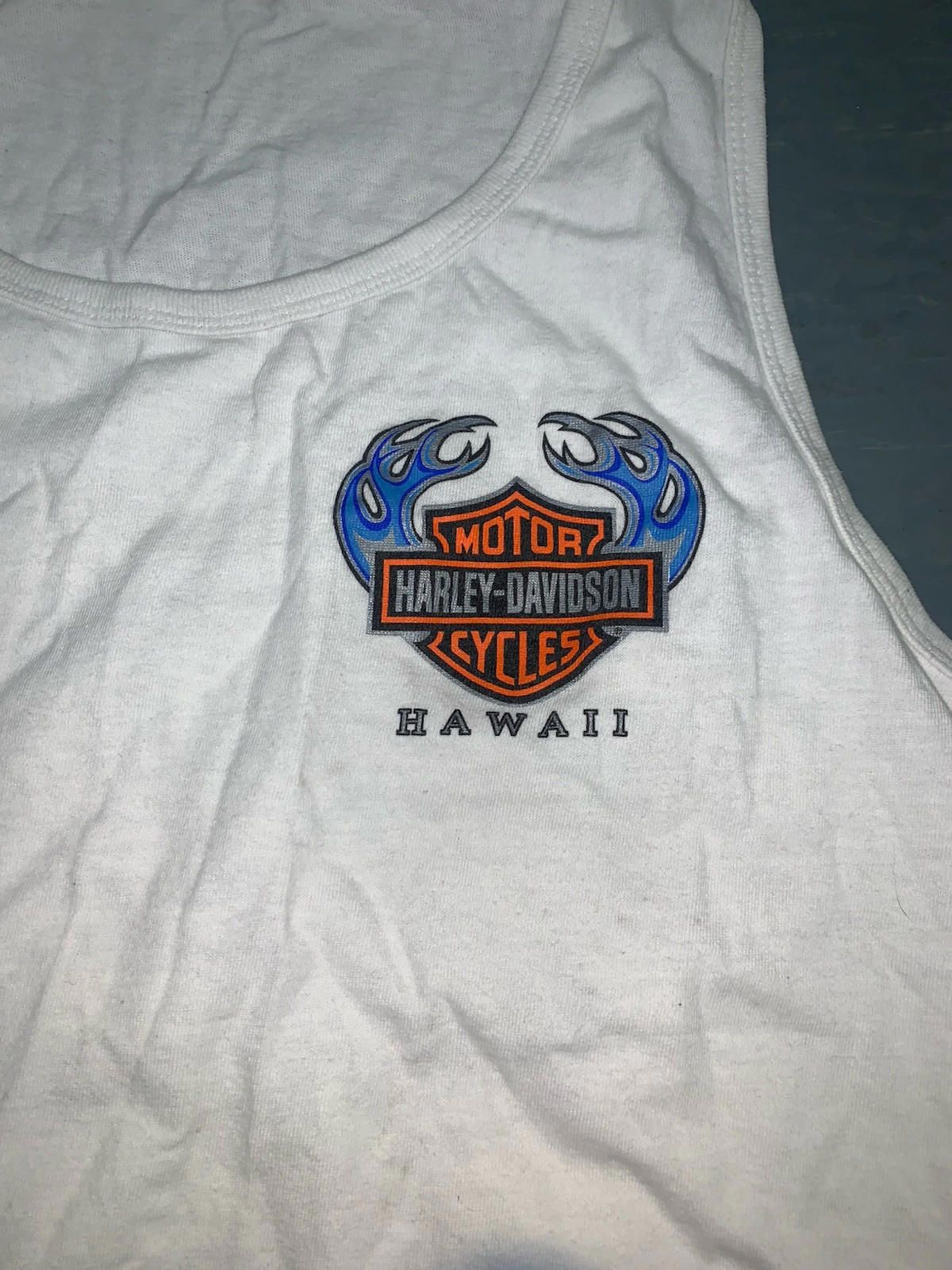 2014 Harley Davidson Honolulu Hawaii Tank Top Size M VTG