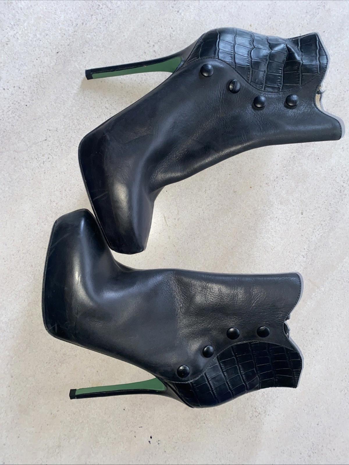 Lisa For Donald J Pliner Chaneli Stiletto Boots Heels 8.5 Womens