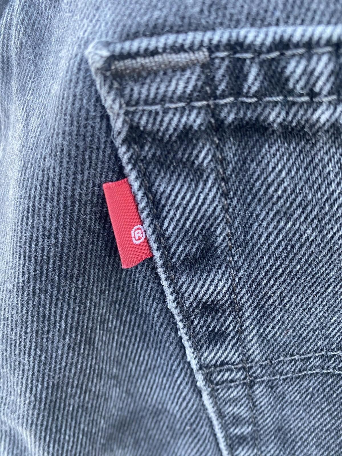 Levi’s 505 Regular Fit Straight Leg Black Charcoal Wash Jeans W32 L30