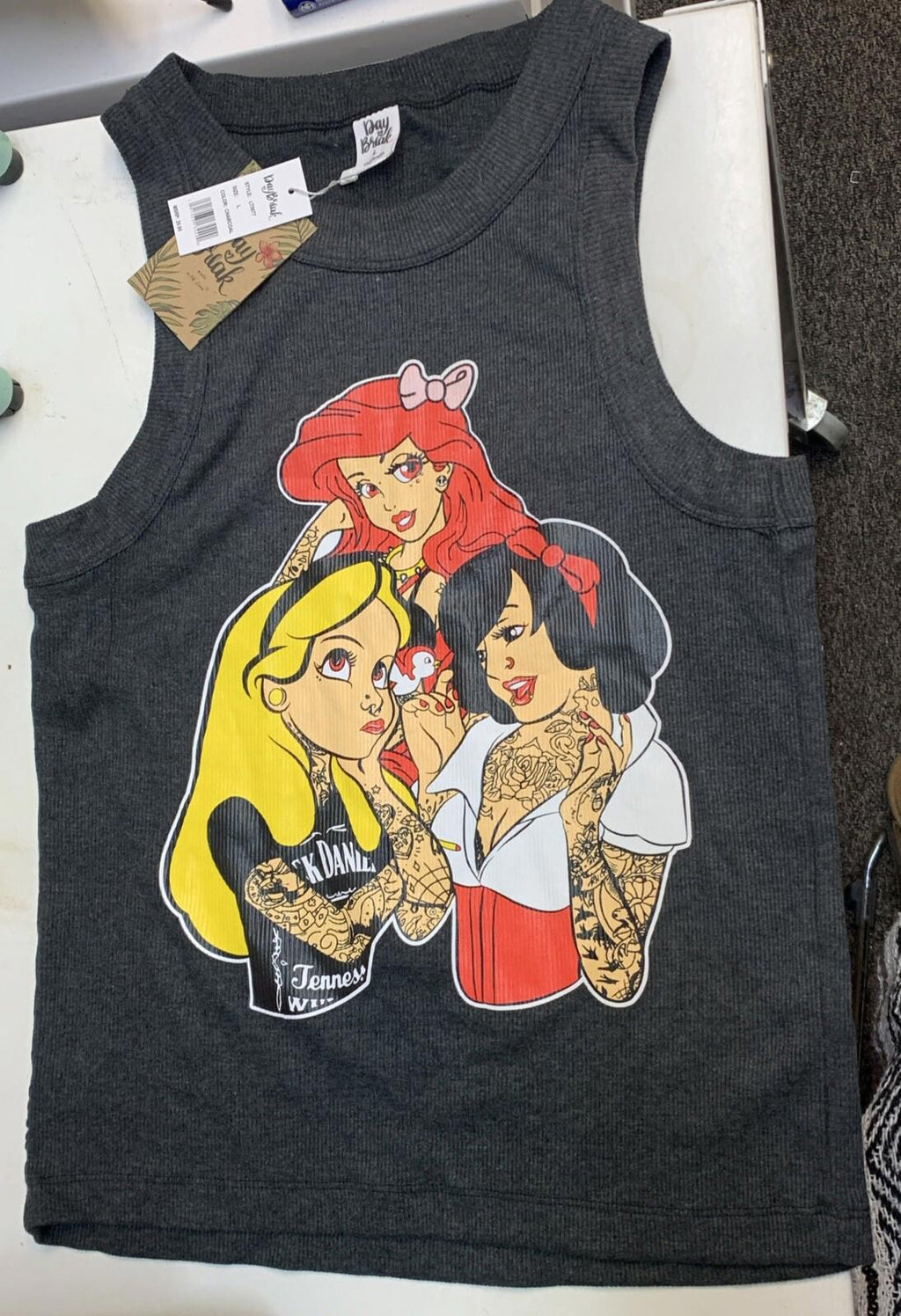 Tattooed Disney Princesses Tank Top