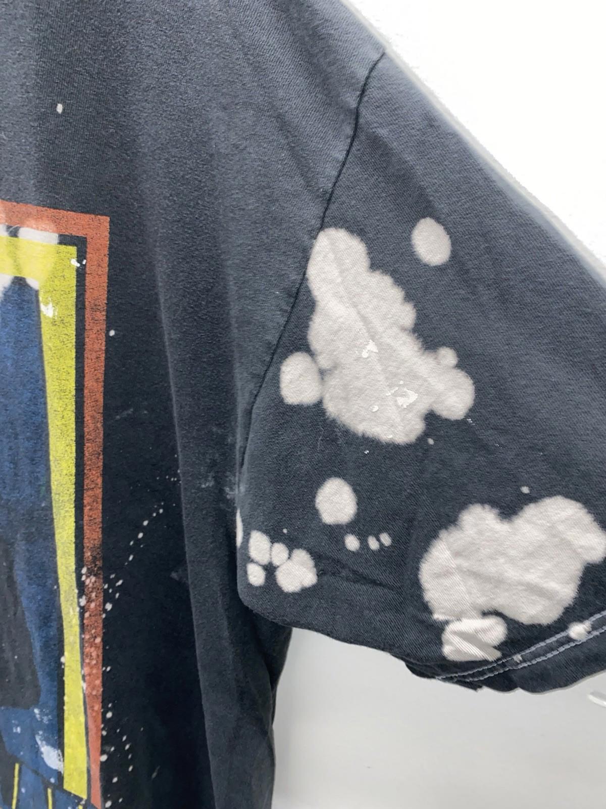 Distressed Bob Dylan Dark Tie Dye T Shirt Mens L
