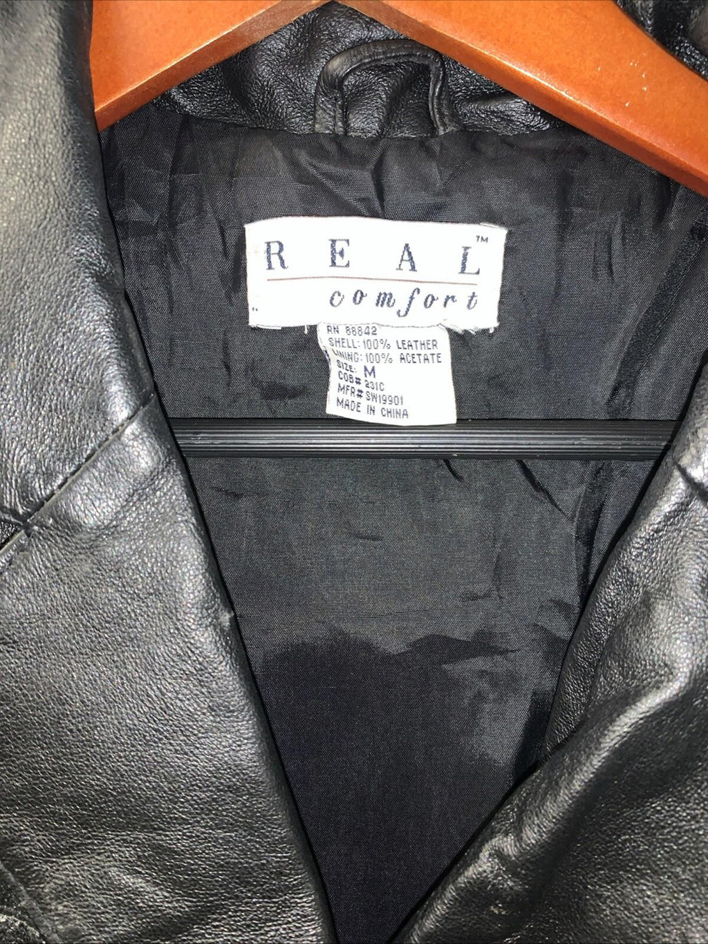 Real Comfort Leather Blazer Style Jacket With Belt