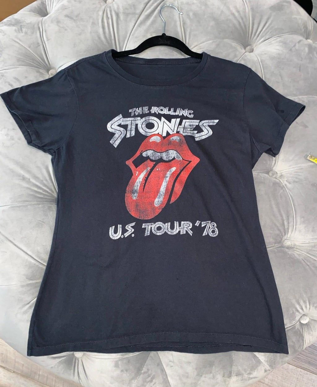 The Rolling Stones Tongue U.S. Tour ‘78 Remake Band T Shirt Womens Size M