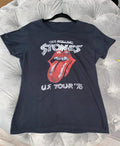 The Rolling Stones Tongue U.S. Tour ‘78 Remake Band T Shirt Womens Size M