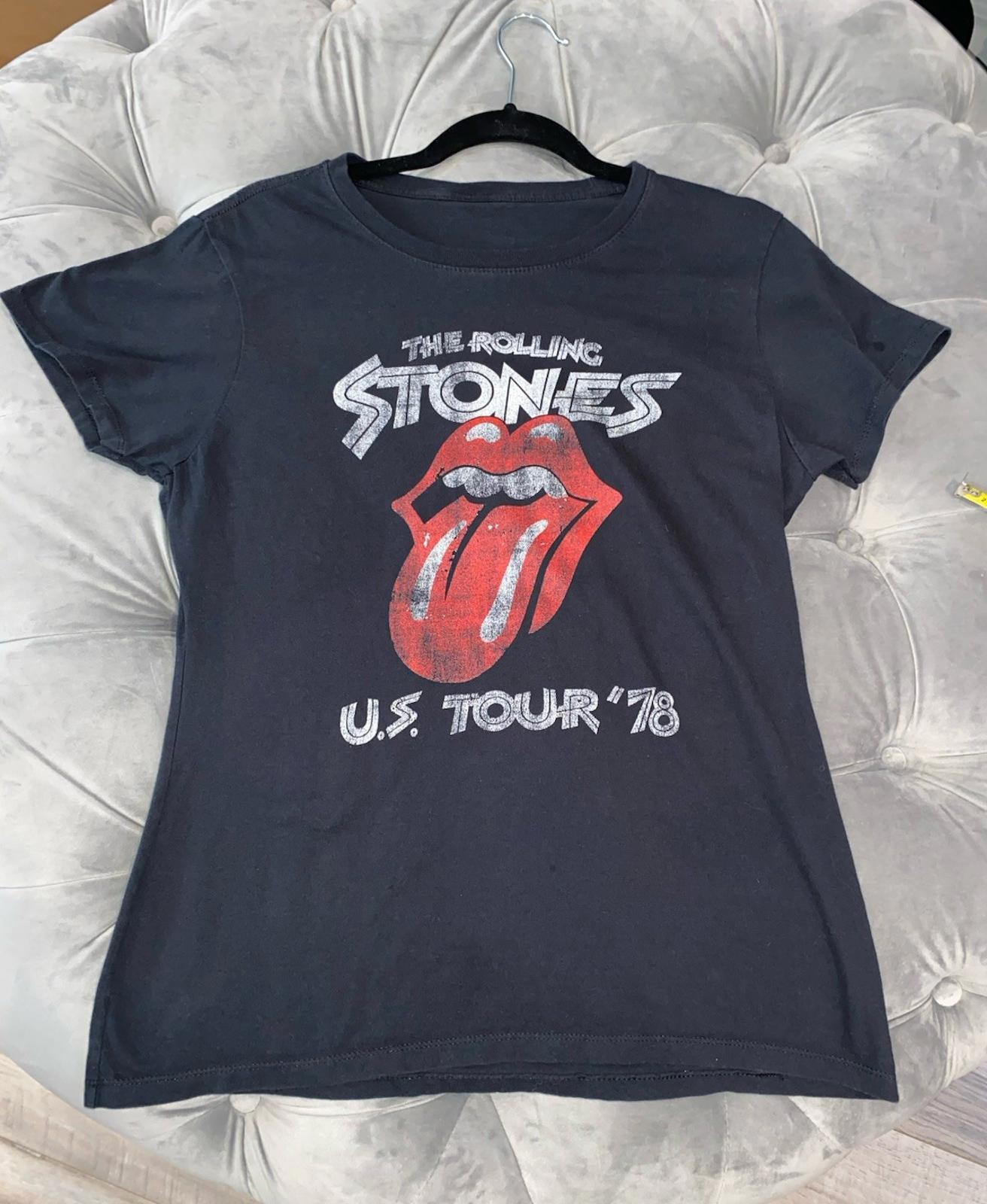 The Rolling Stones Tongue U.S. Tour ‘78 Remake Band T Shirt Womens Size M