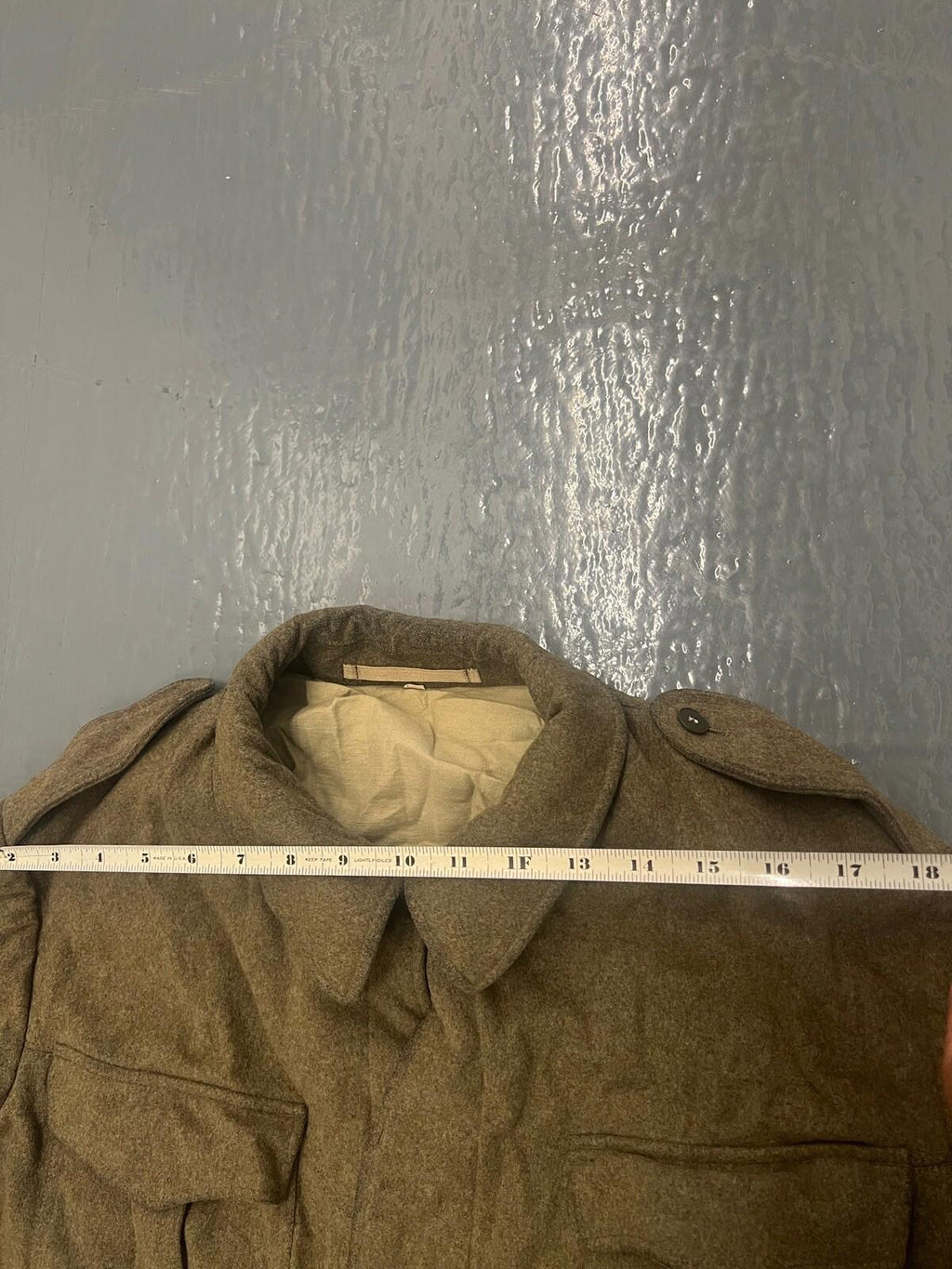GERMAN MILITARY ISSUED WOOL JACKET COAT SIZE SMALL