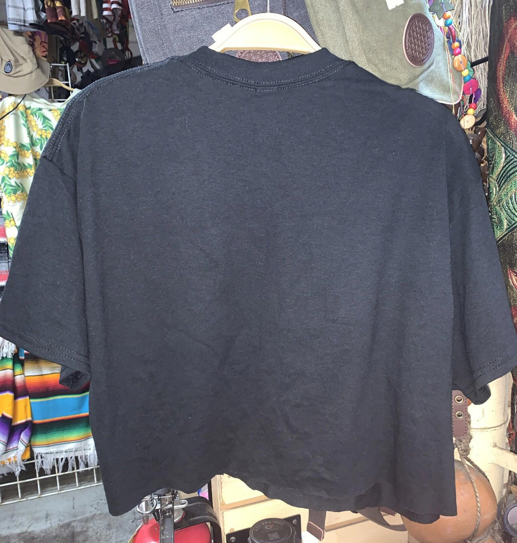 Audrey Hepburn Tattooing Marilyn Monroe Cropped T Shirt