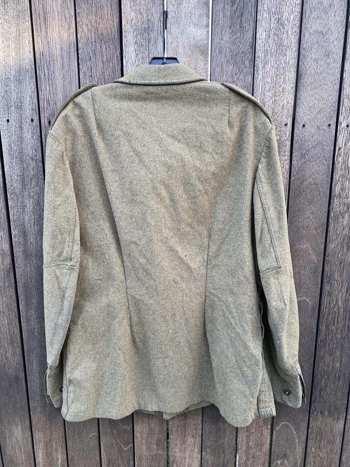 VTG 1950’s-1960’s West German Flag Army Bundeswehr Wool Field Jacket Size 18 M/L