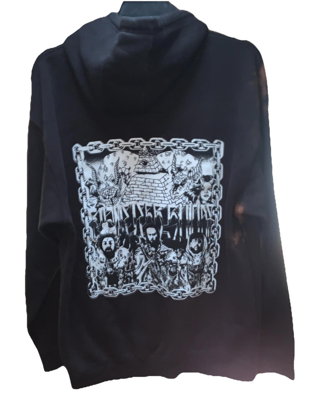 Suicide Boys G59 Double Side Illuminati Tattoo Hoodie Size L