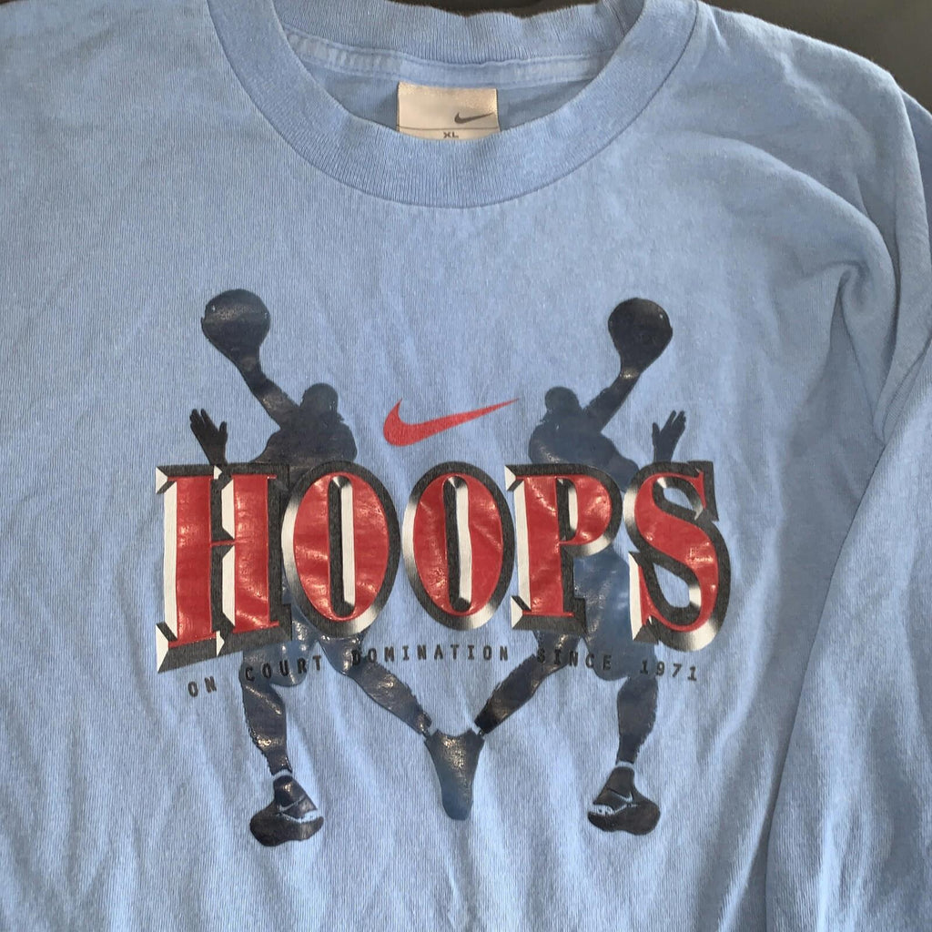 Vintage Nike Basketball Hoops Long Sleeve Shirt Kids XL (18-20)