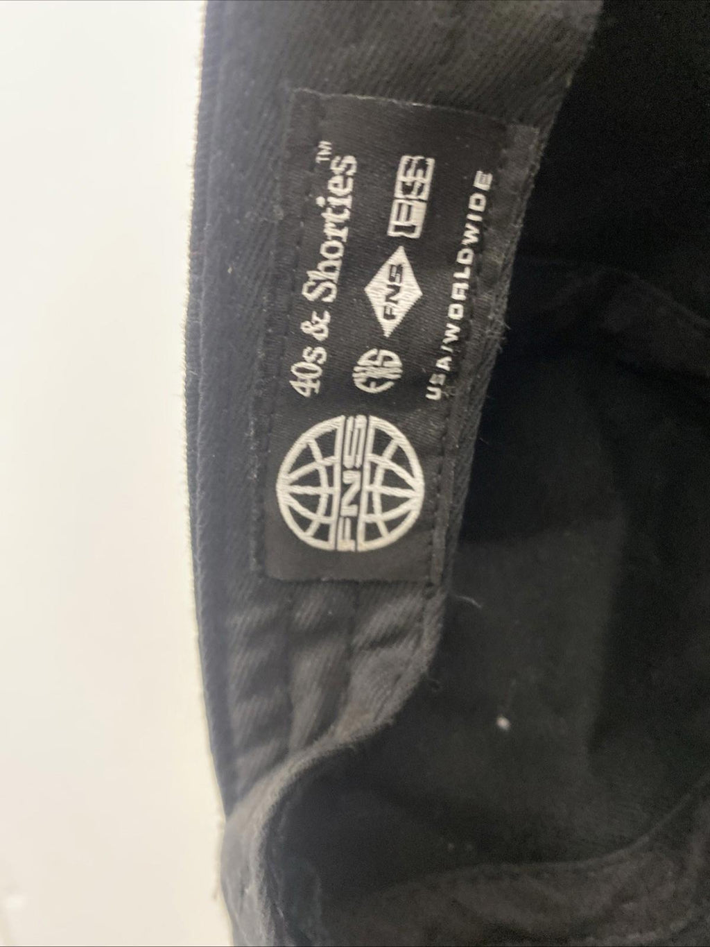 *RARE* 40’s & Shorties Upside Down Logo Text Baseball Cap Hat Adjustable